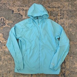 Lululemon Athletica Blue Windbreaker Jacket Size XL